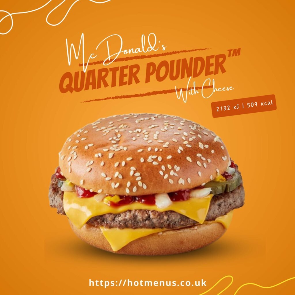 McDonalds Quarter Pounder with Cheese