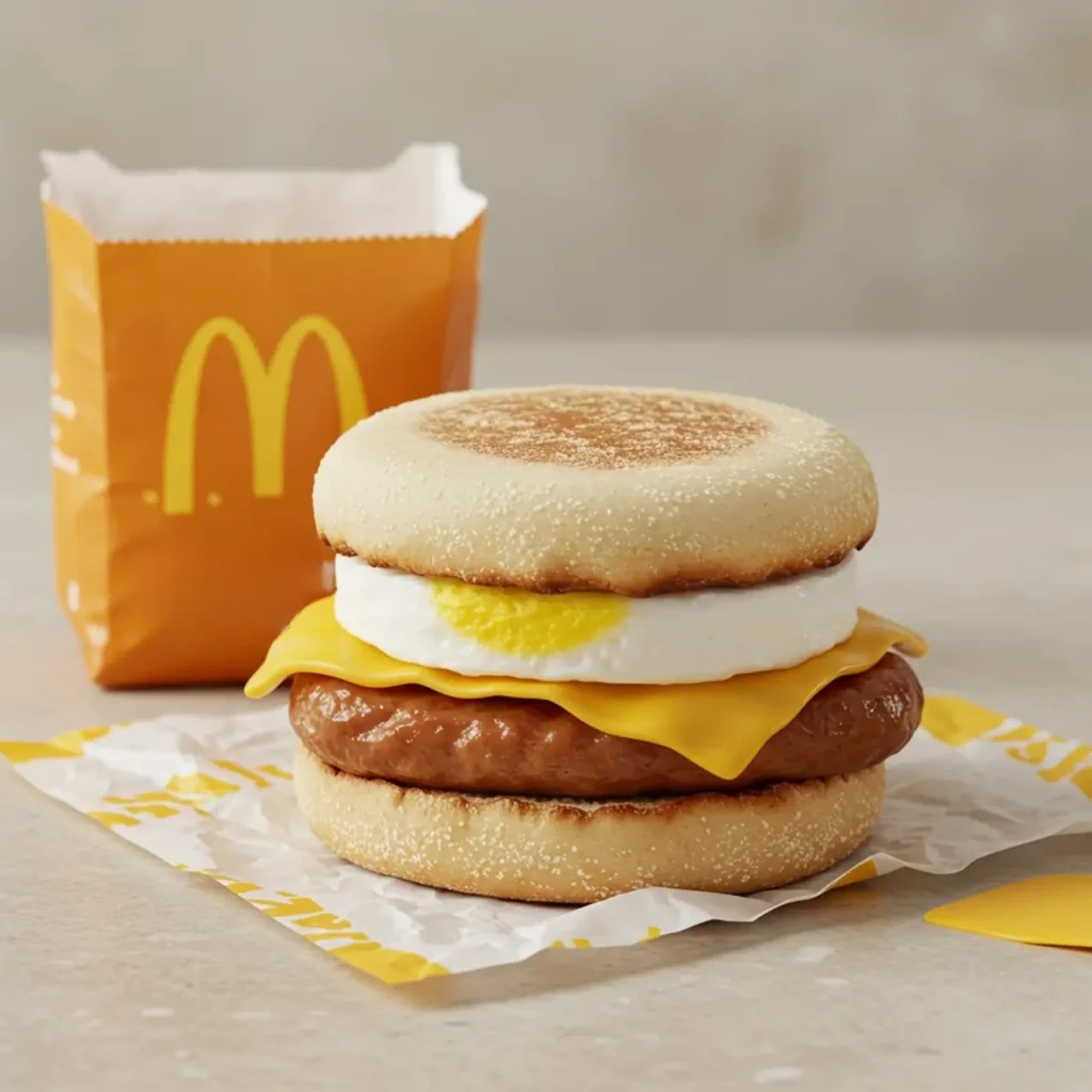 McDonald's Sausage and Egg McMuffin