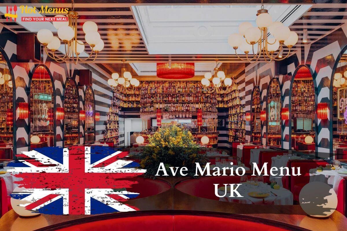 Ave Mario Menu London