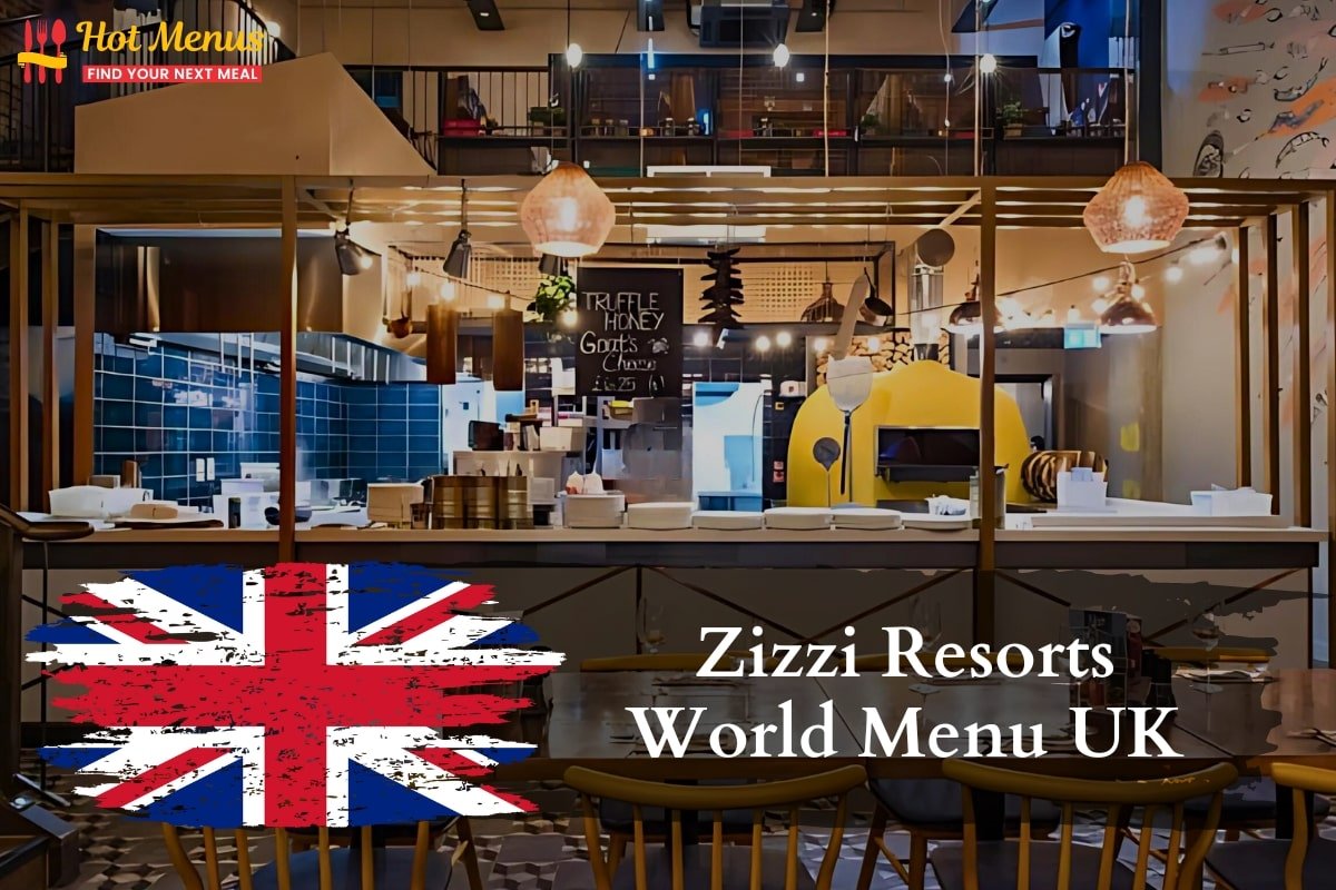 Zizzi Resorts World Menu