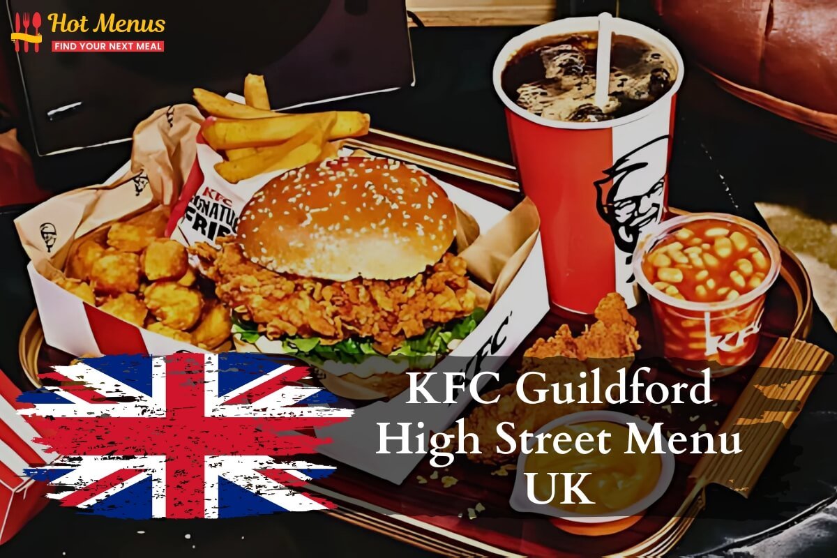 KFC Guildford High Street Menu UK