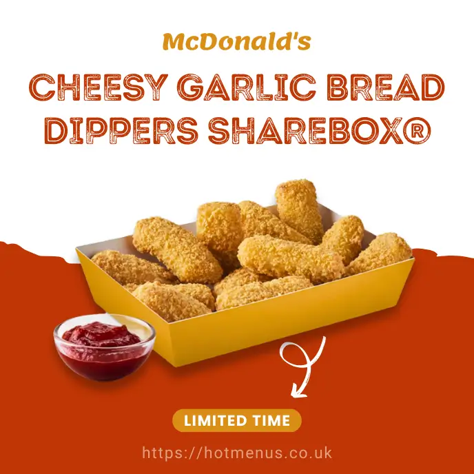 Mcdonald's Cheesy Garlic Bread Dippers