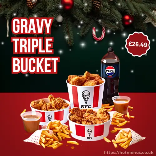 kfc gravy triple bucket