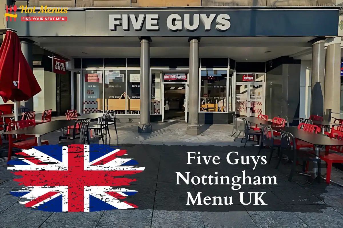 Five Guys Nottingham Menu