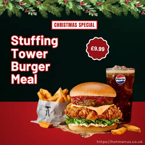 KFC Stuffing Tower Burger Meal