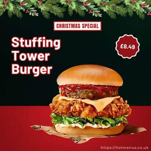 KFC Stuffing Tower Burger