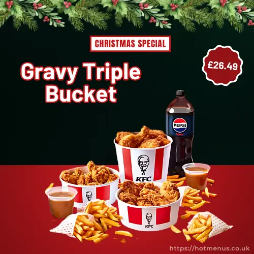 kfc gravy triple bucket