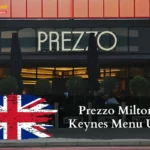 Prezzo Milton Keynes Menu