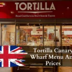 Tortilla Canary Wharf Menu