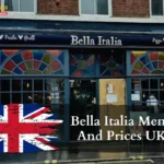 Bella Italia Menu