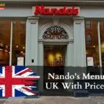 Nando's Menu UK
