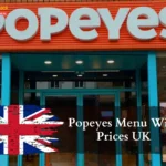 Popeyes menu with prices