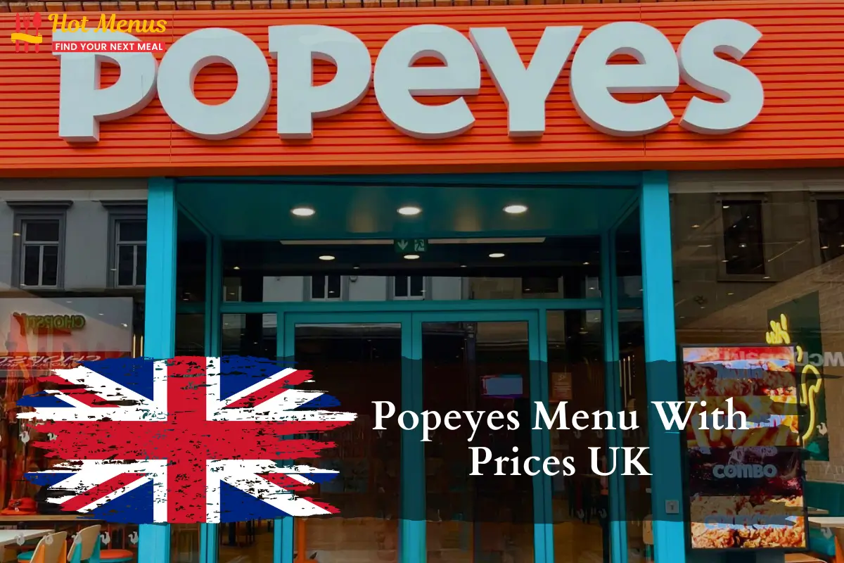Popeyes menu with prices