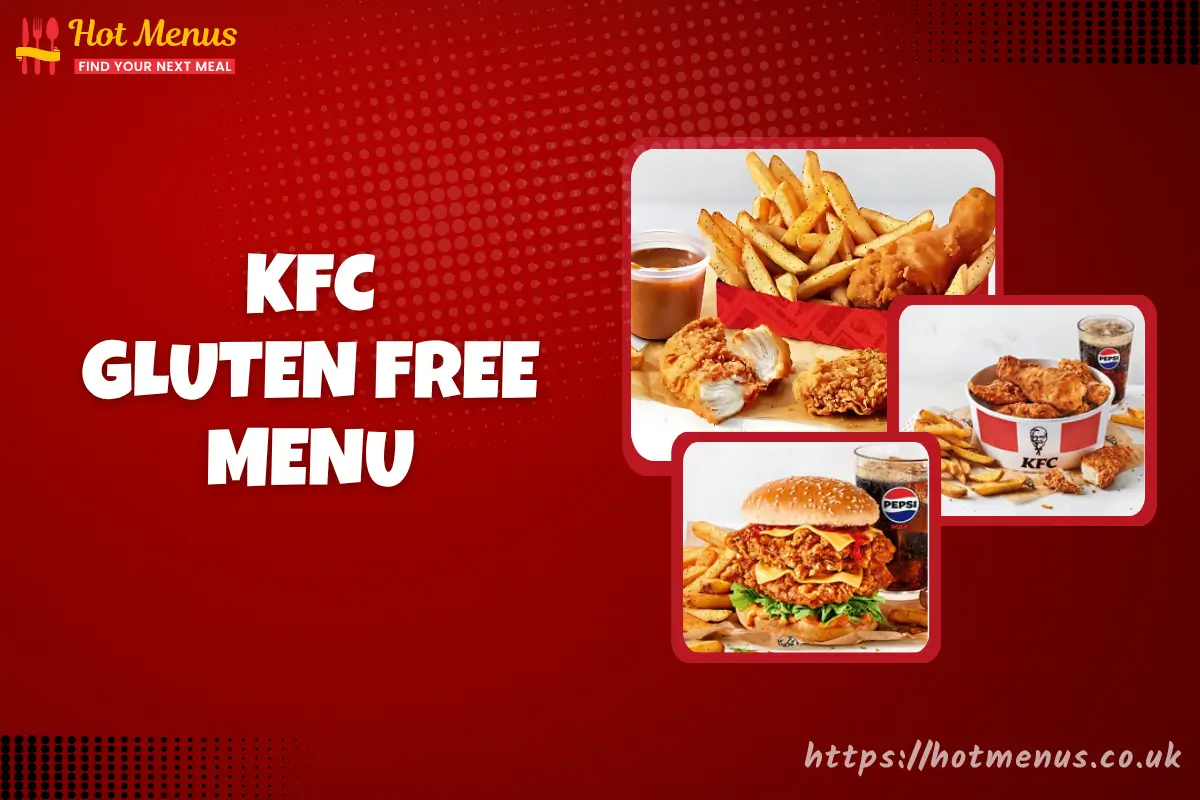 KFC Gluten Free Menu