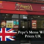 Pepe's Menu With Prices